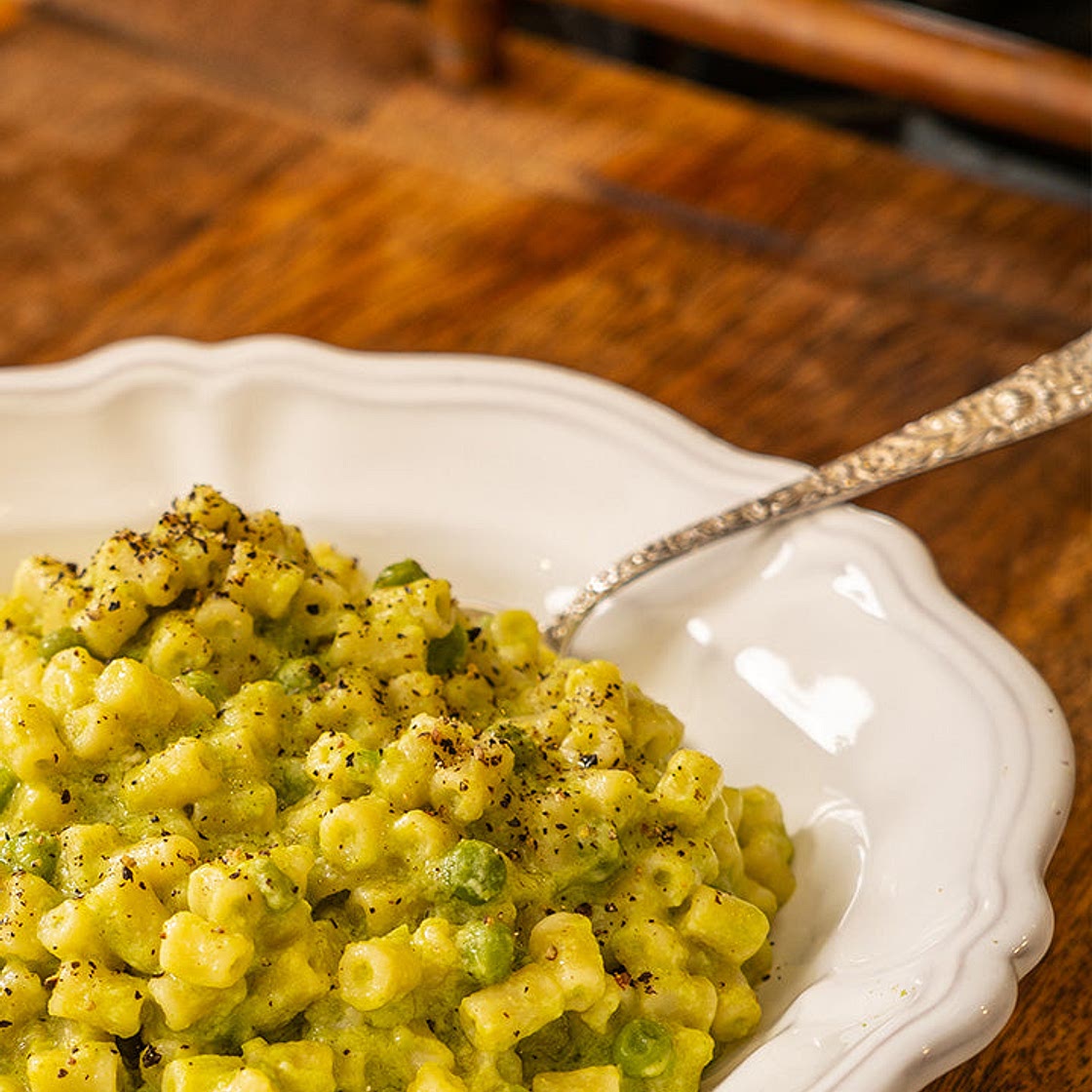 Creamy Cheese & Peas