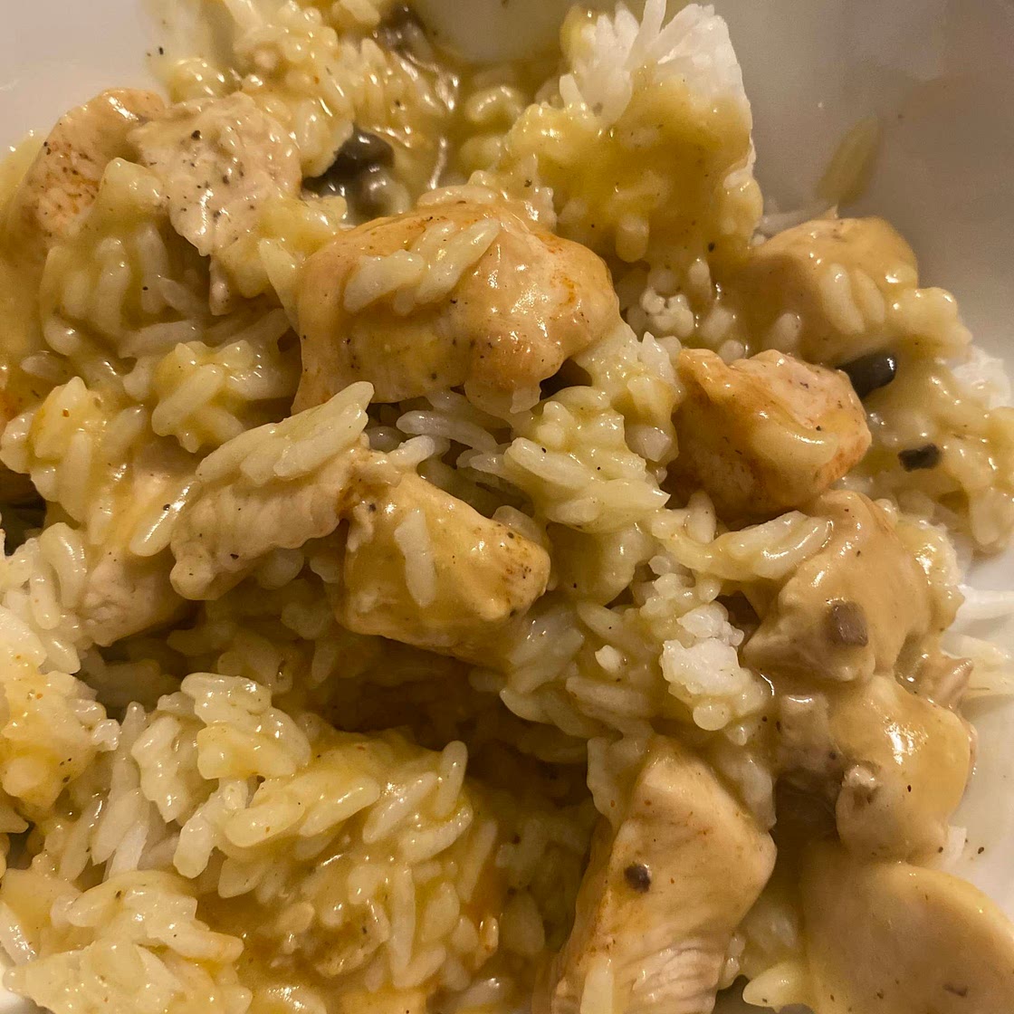 Tina’s creamy chicken