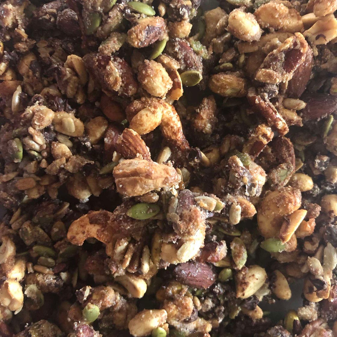Mike’s sweet & salty nut clusters