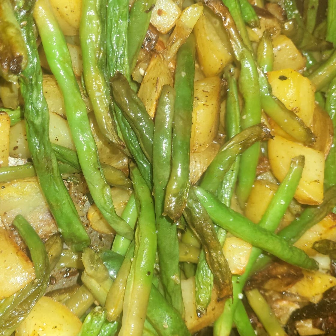 Potatoes and Green Beans