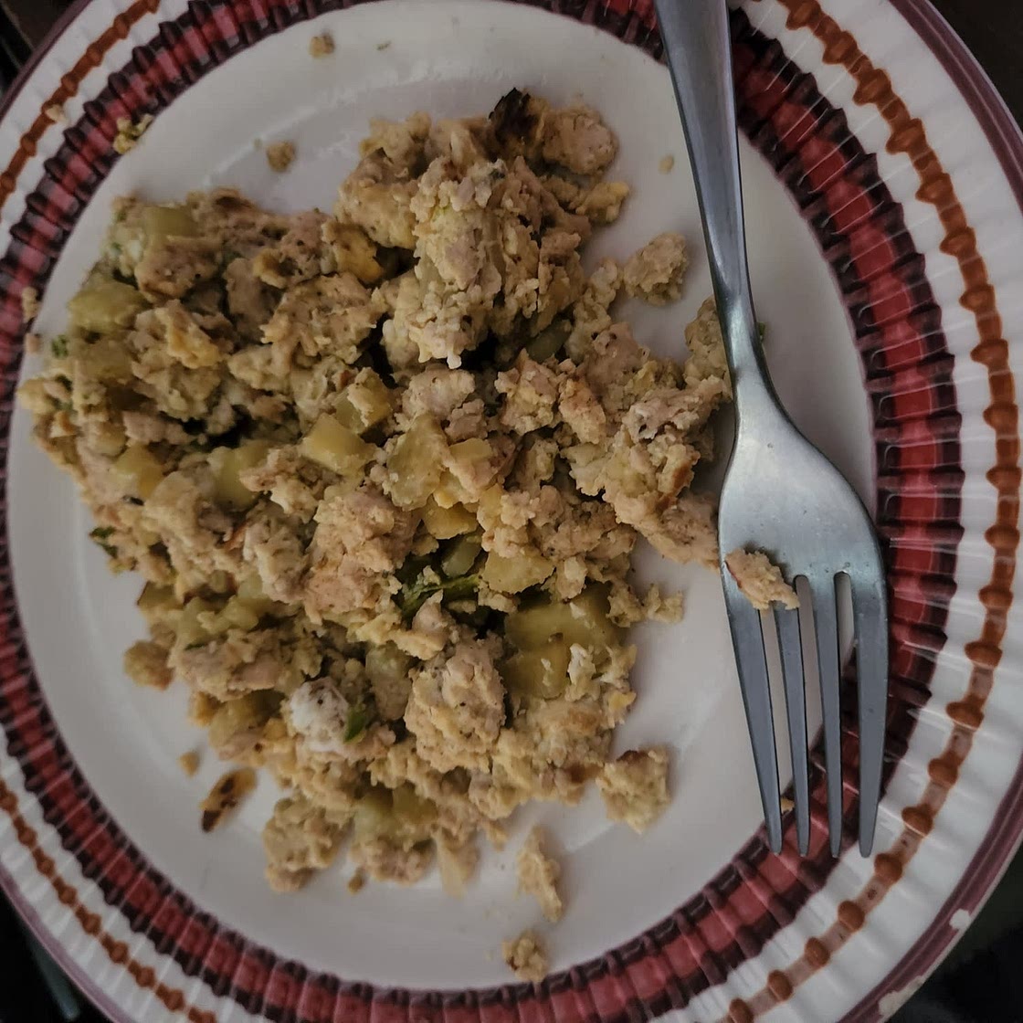 Sweet Potato and Sausage Breakfast Scramble