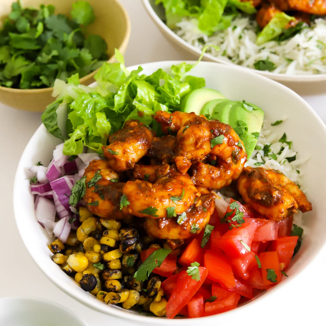 CHIPOTLE SHRIMP RICE BOWLS