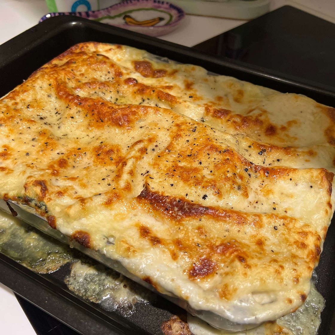 Spinach lasagne