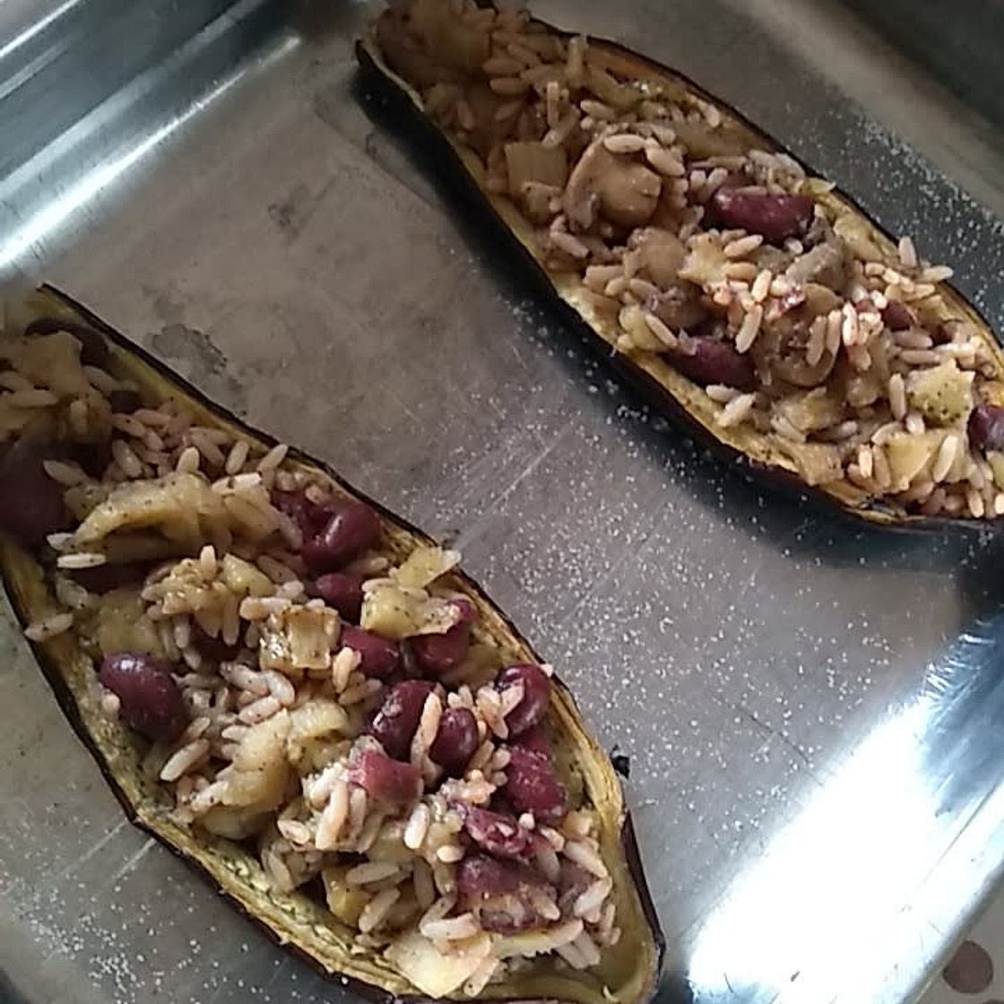 Aubergine farcie