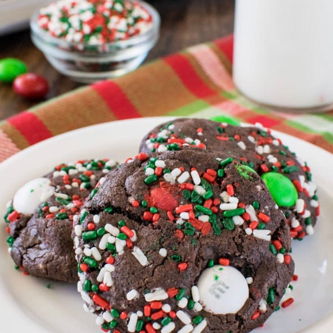 Chocolate Mint Pudding Cookies