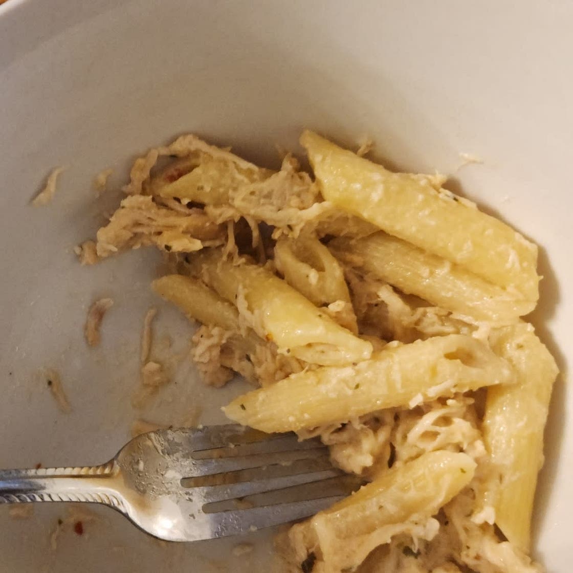 Crock Pot Garlic Parmesan Chicken Pasta