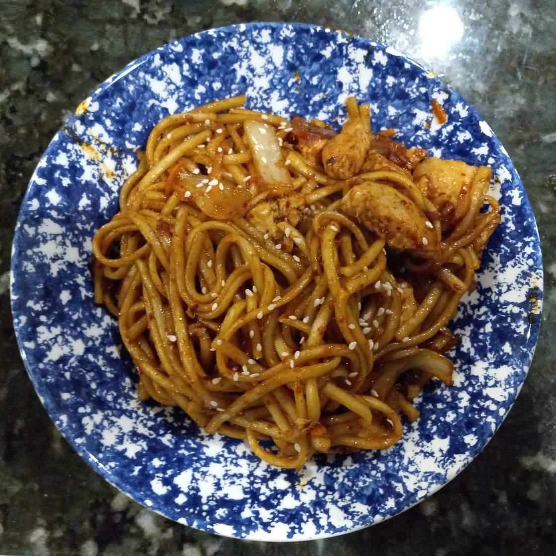 Korean-Style Spicy Noodles