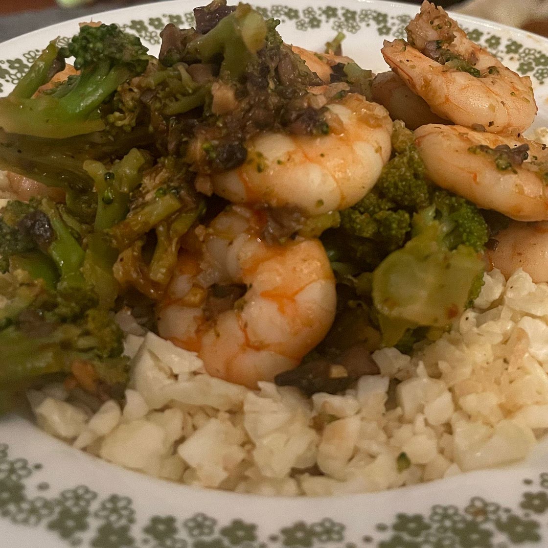 Szechuan Shrimp and Broccoli
