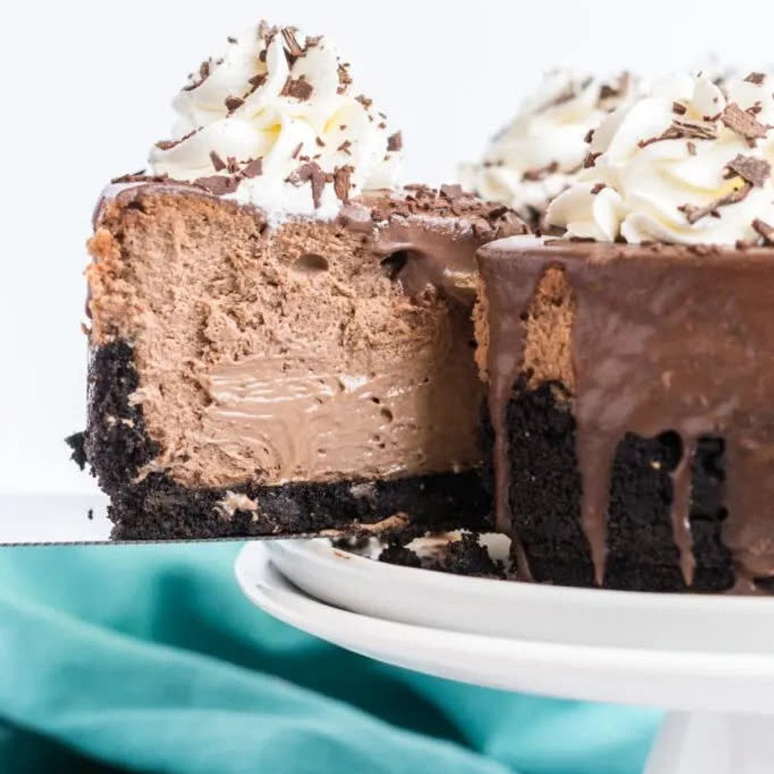 Air Fryer Mocha Cheesecake 