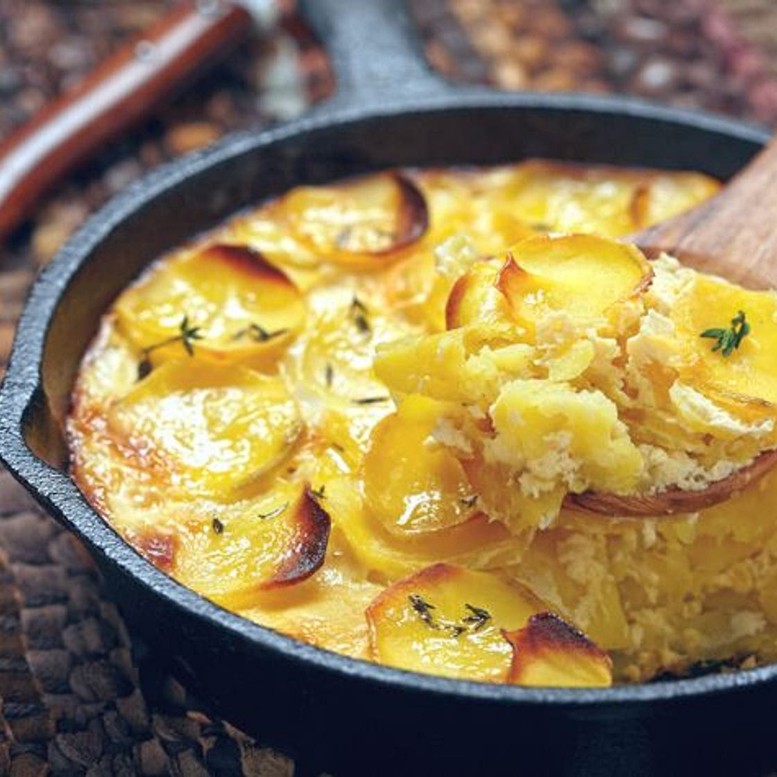 Grilled Scalloped Potatoes