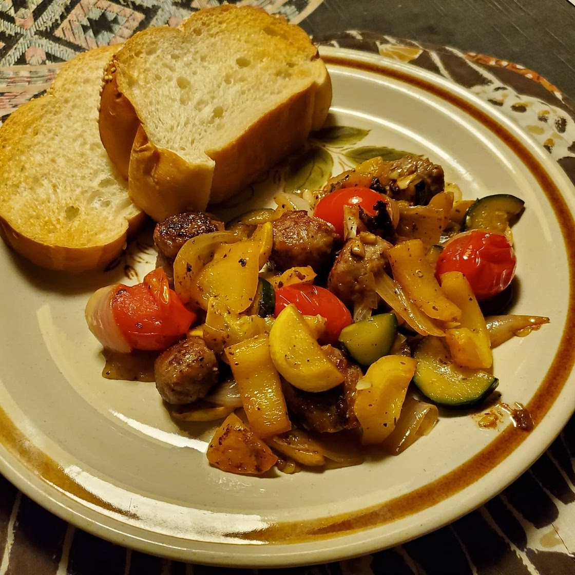 One Pan Sausage and Veggie