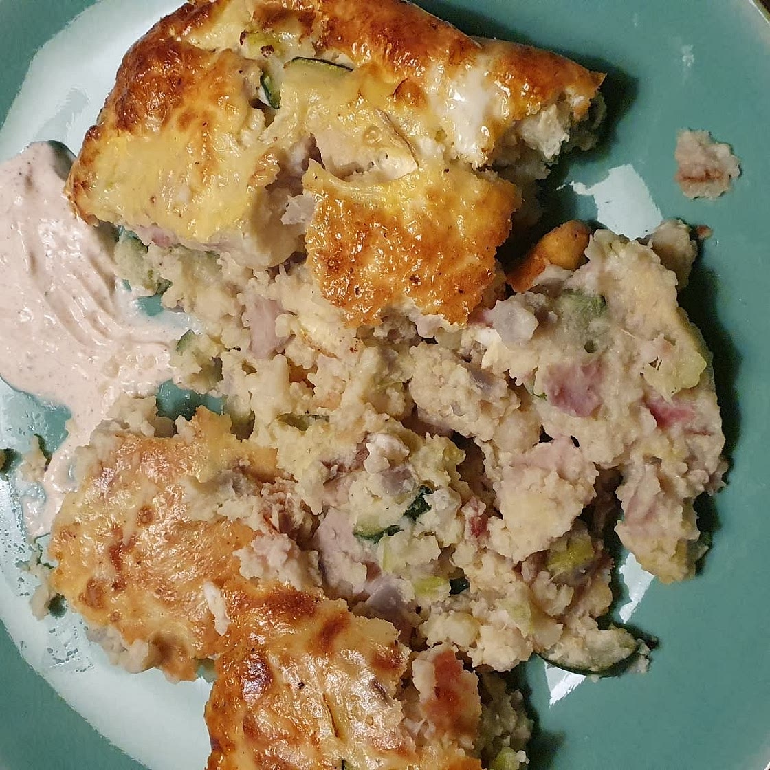 Turkey Bacon Cheddar Frittata