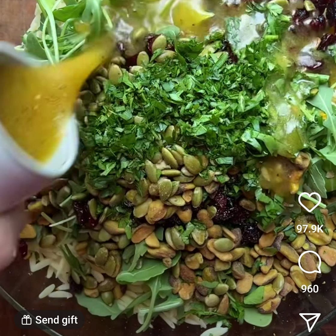 Christmas Orzo Salad