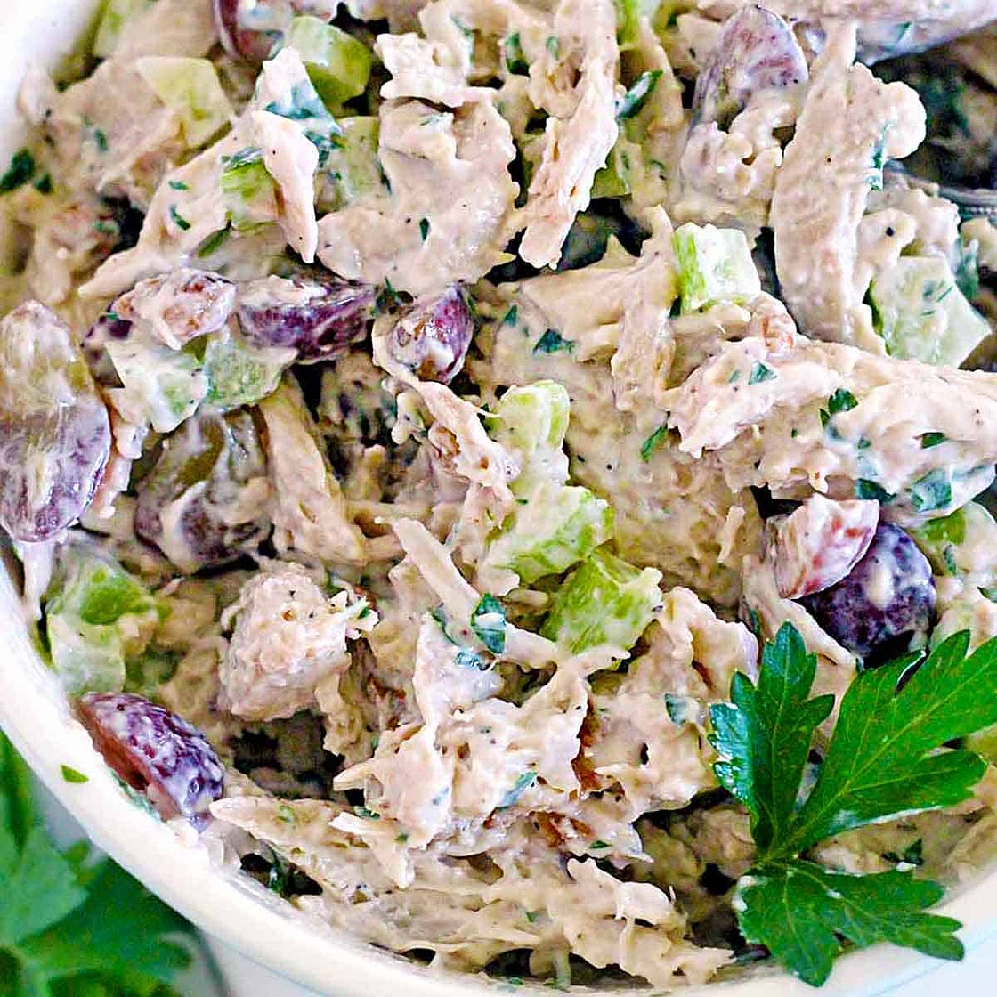 Chicken Salad with Grapes and Walnuts