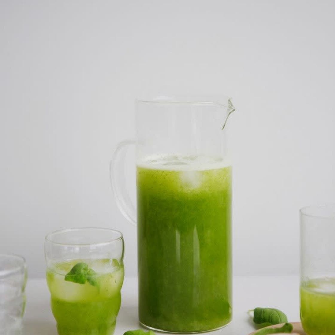 Limonade au basilic