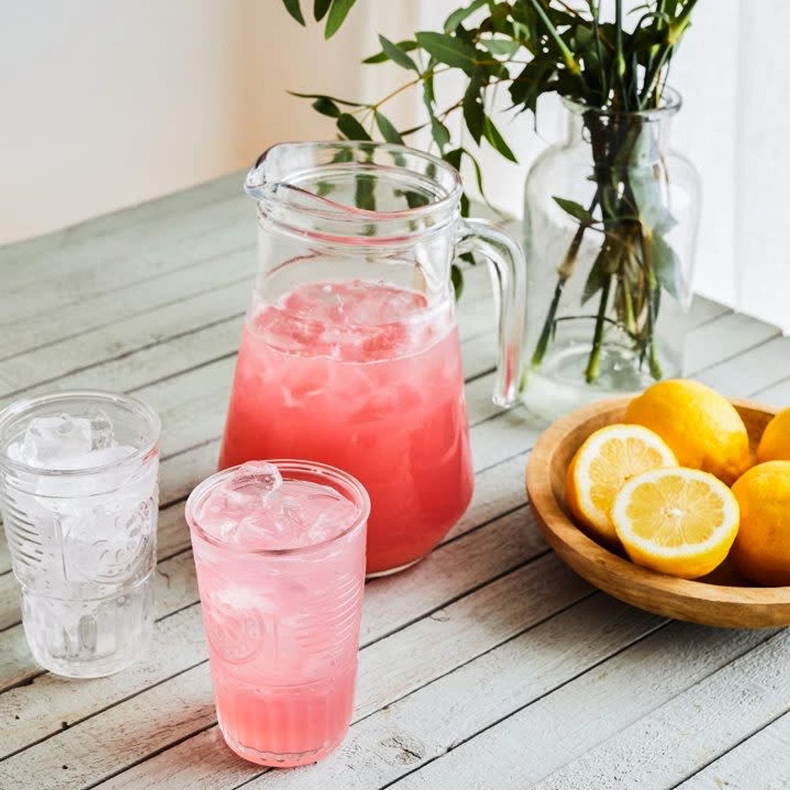 Limonade à la rhubarbe 