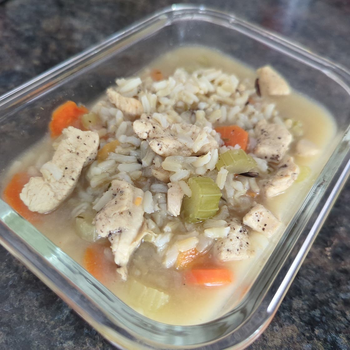 Jade's rice and chicken soup