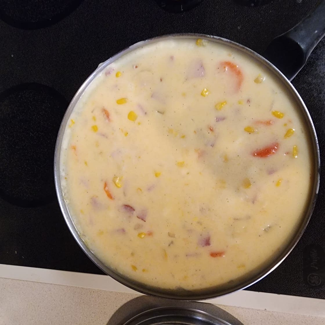 Ham and Potato Cheddar Soup