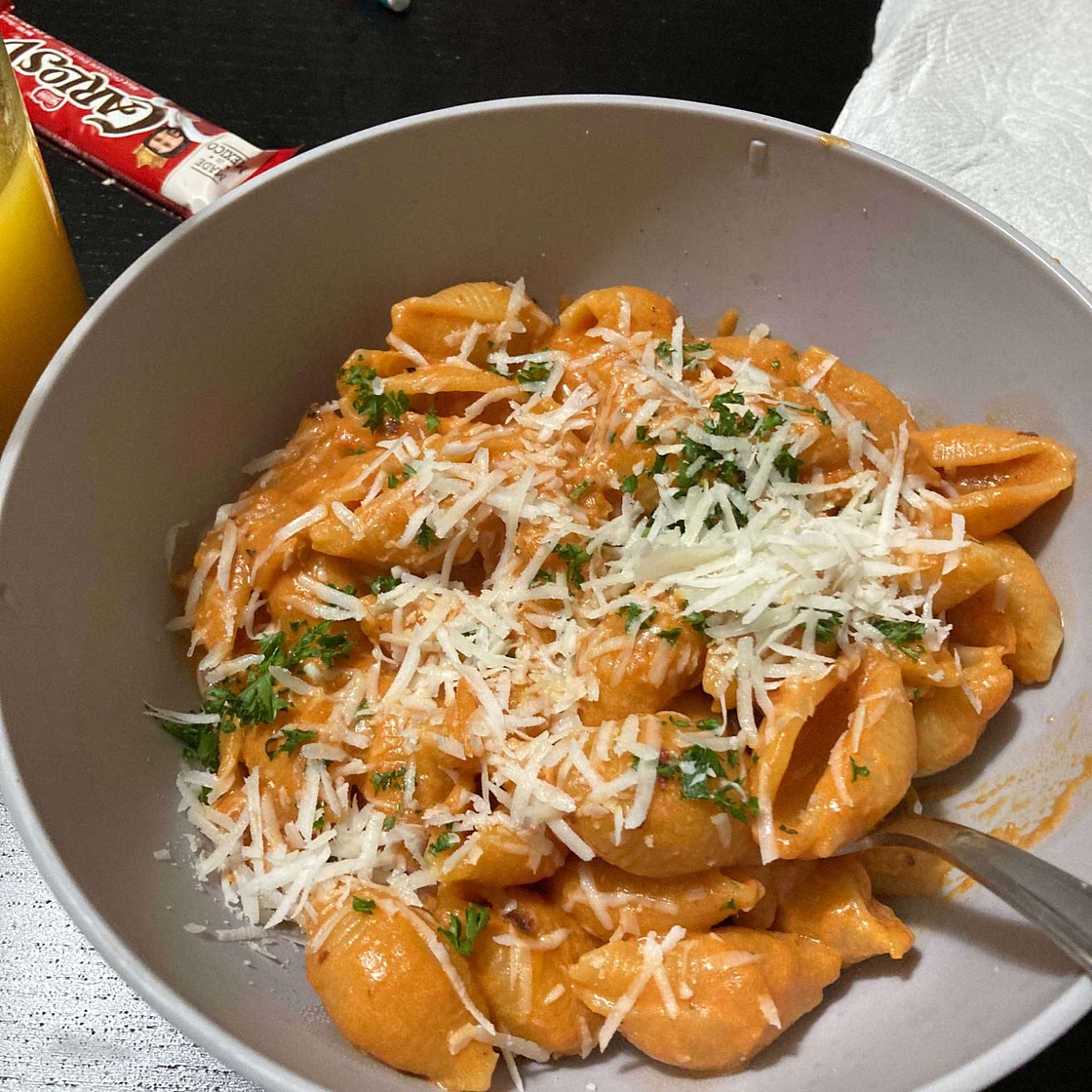 Spicy Vodka Rigatoni (without Vodka)