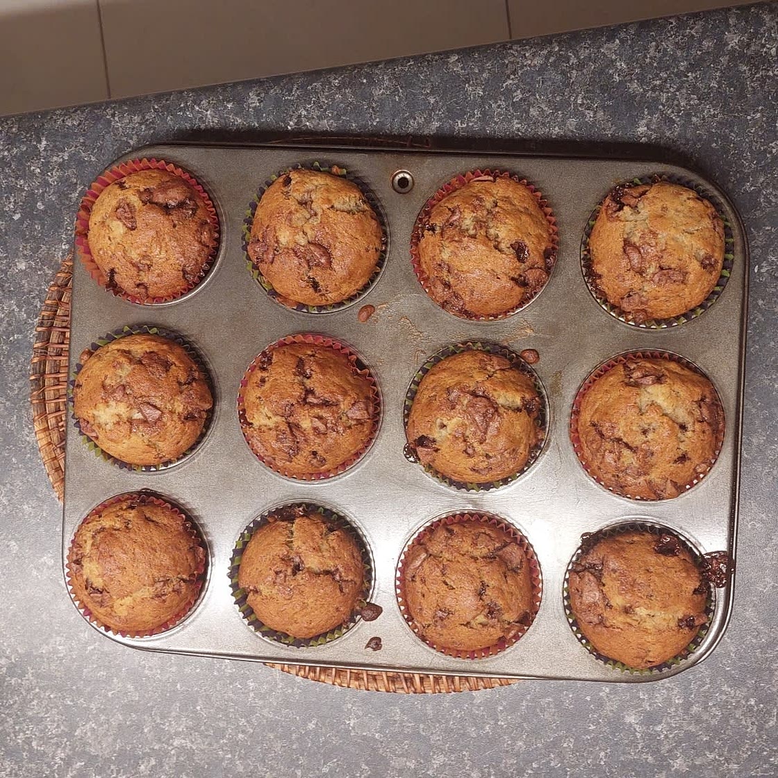 Banana Chocolate Chip Muffins