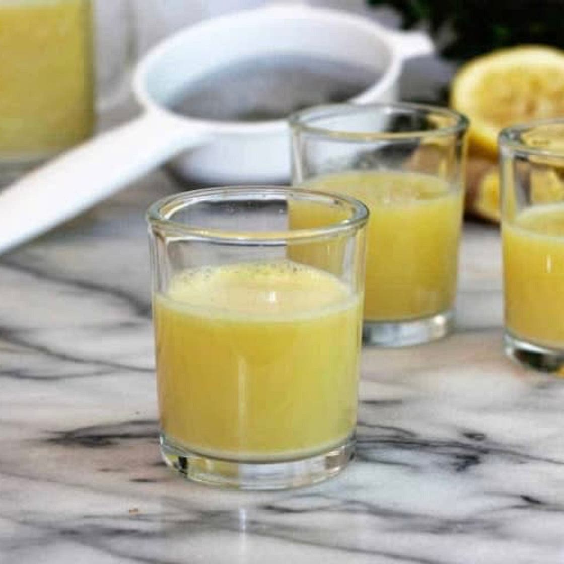 Lemon & ginger shots