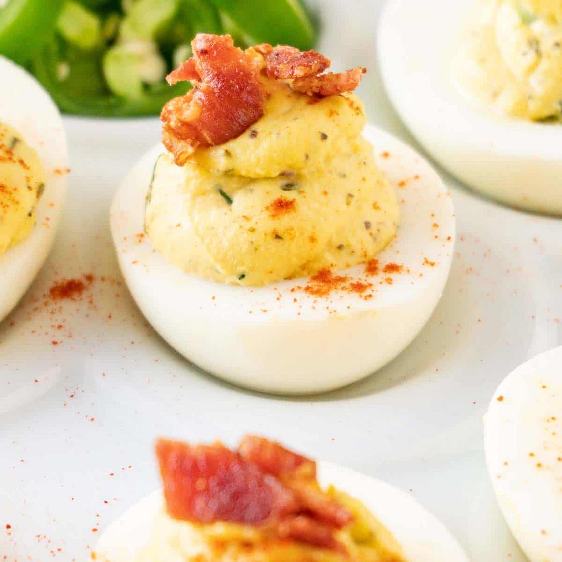 Jalapeno Deviled Eggs