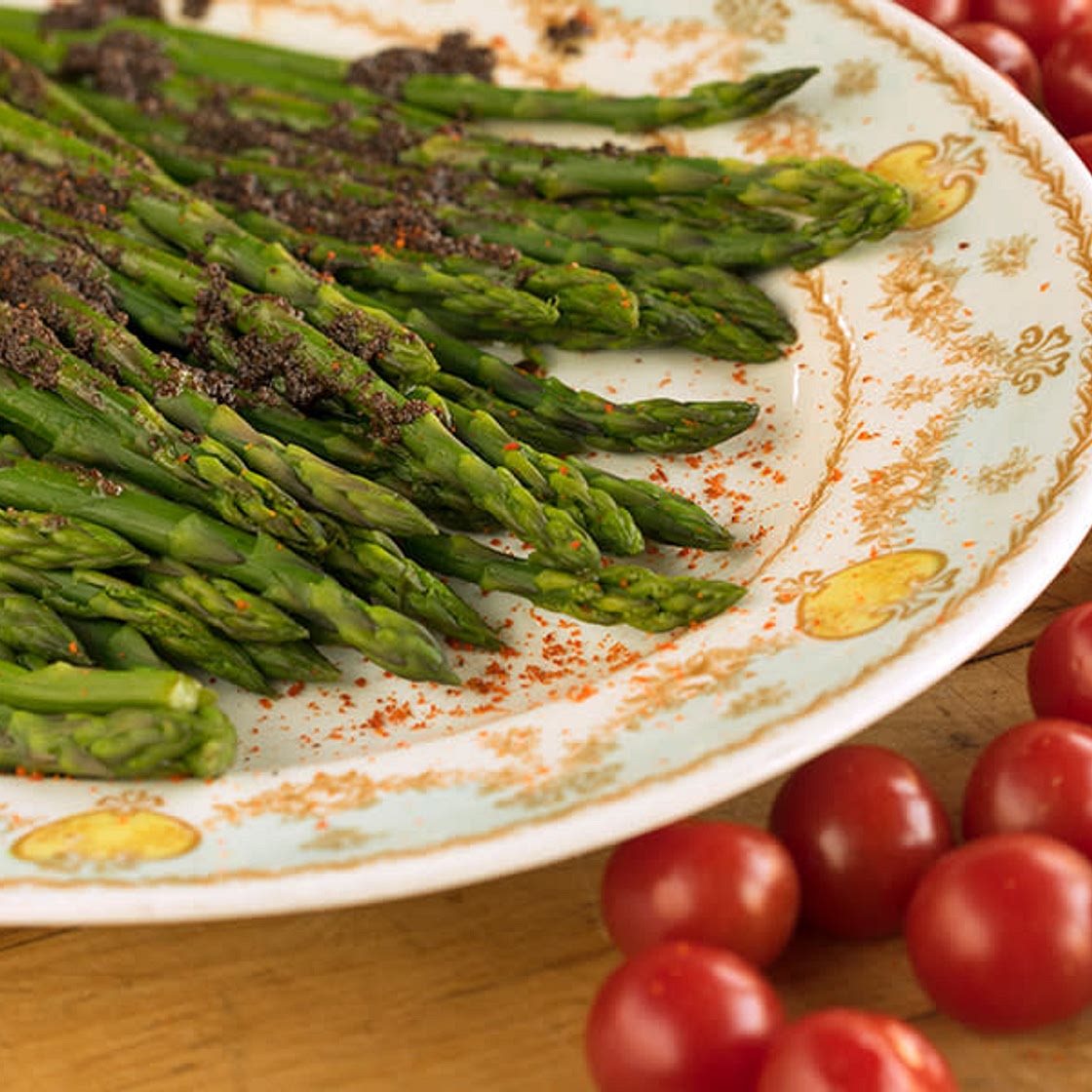 Asperge au sumac et à l’ail