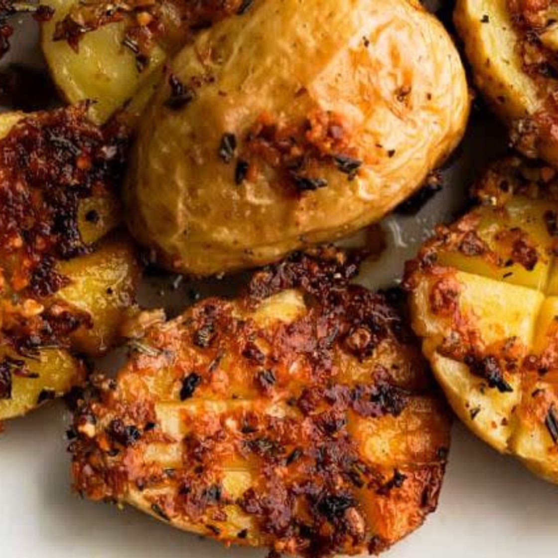 Crispy Parmesan Potatoes