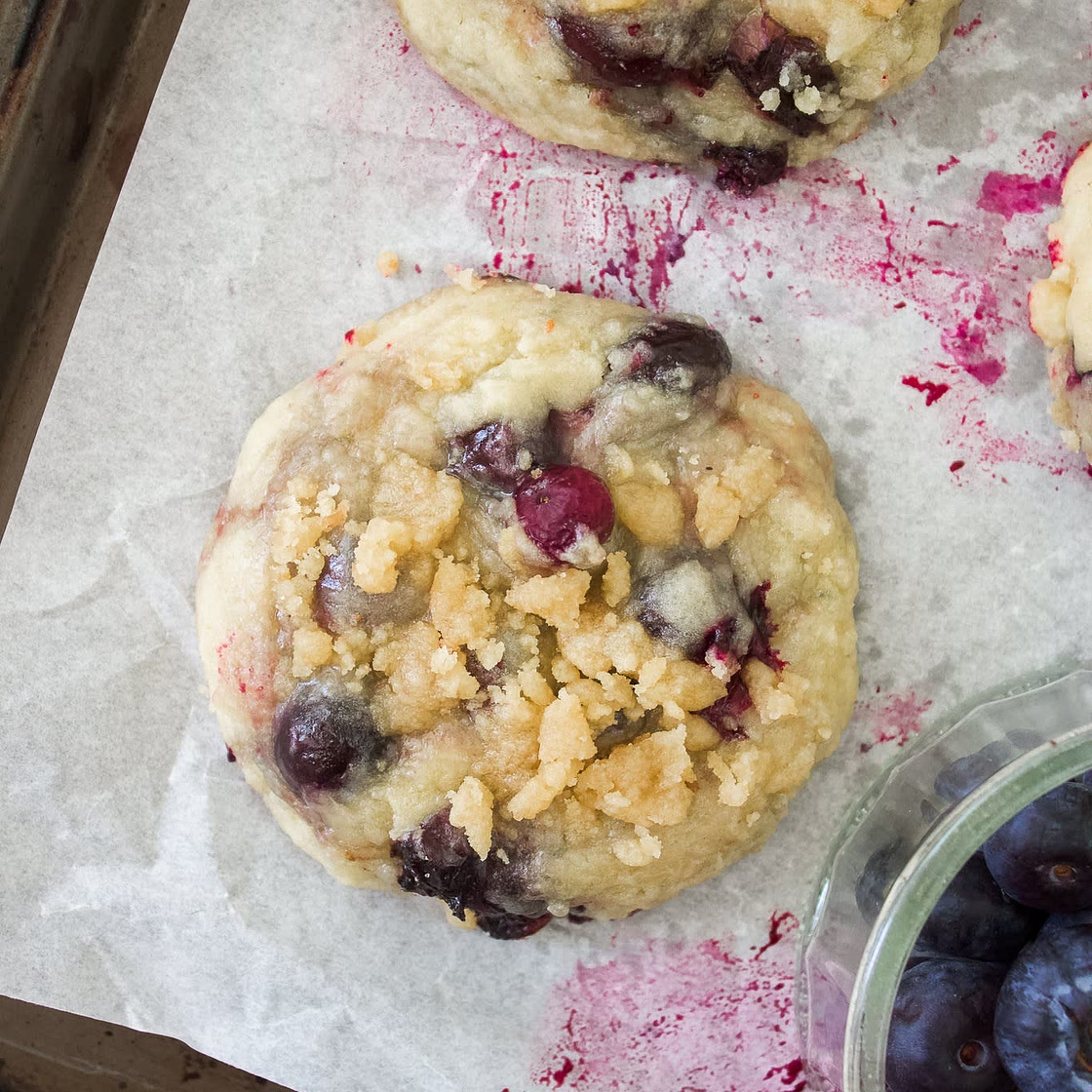 Blueberry Muffin Cookies