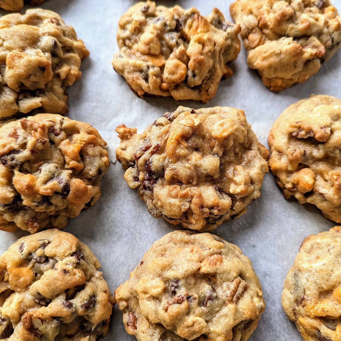 Fluffy Nutty Chocolate Scotcher Cookies