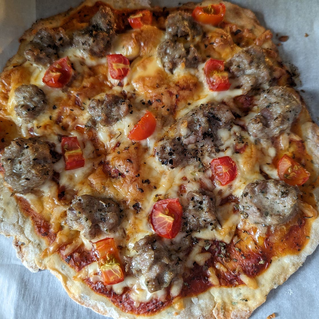 Homemade pizza