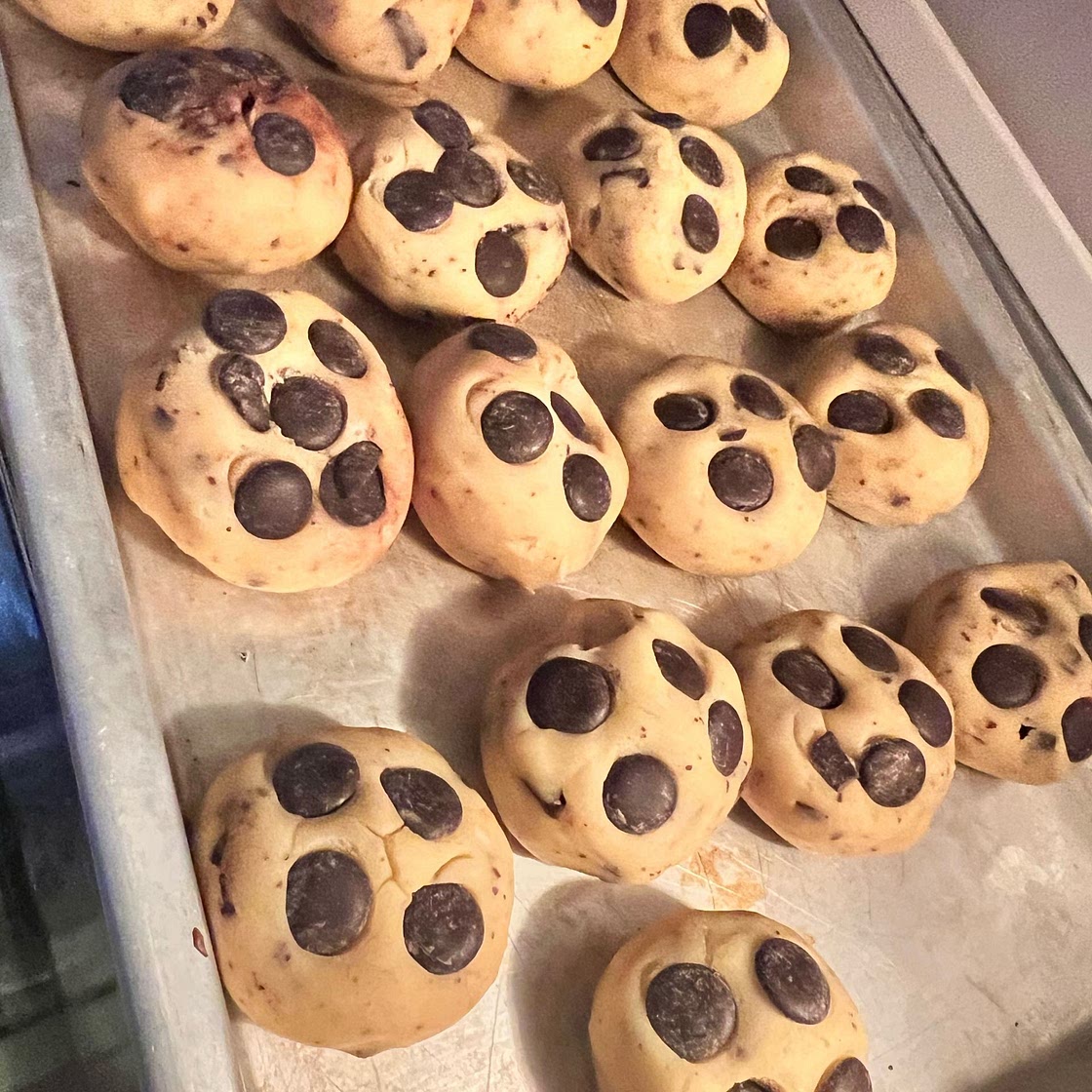 Nutella Chocolate Chip Cookies