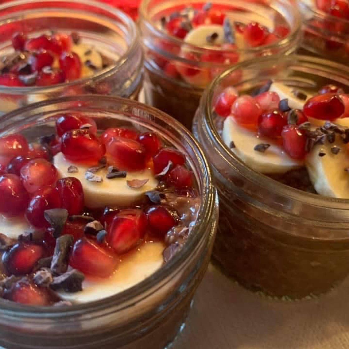 Overnight Chocolate Chia Seed Pudding