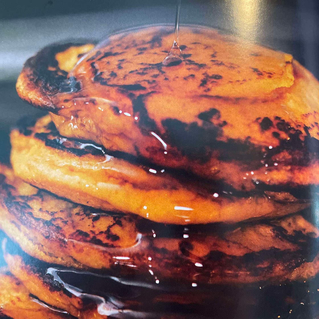 Cinnamon Spiced Sweet Potato Pancakes