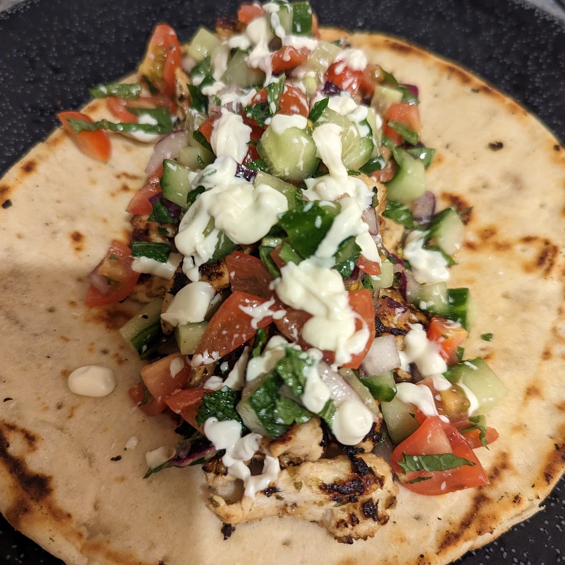 Greek Chicken Wraps