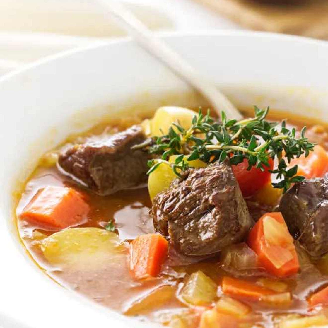 Vegetable and Lamb Soup