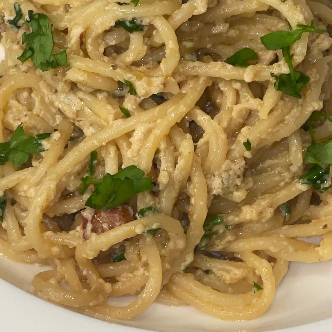 Spaghetti Carbonara with a Kick