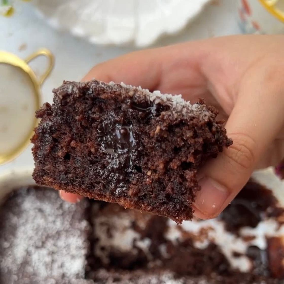 Coconut chocolate cake 
