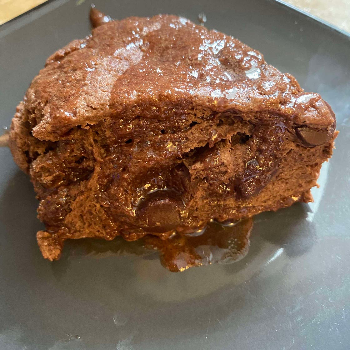Triple chocolate scones