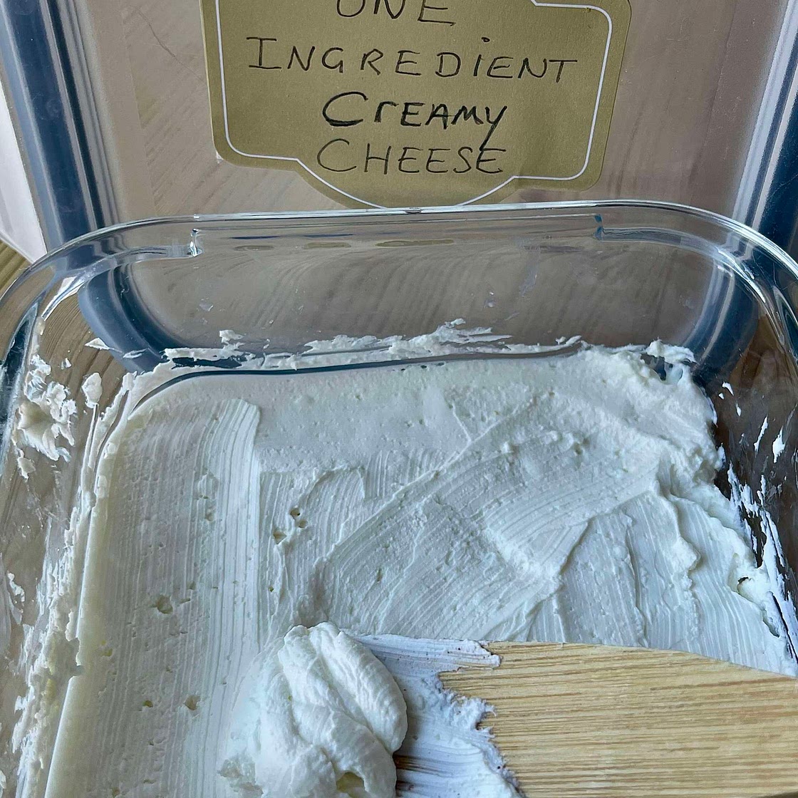 One Ingredient Creamy Cheese 