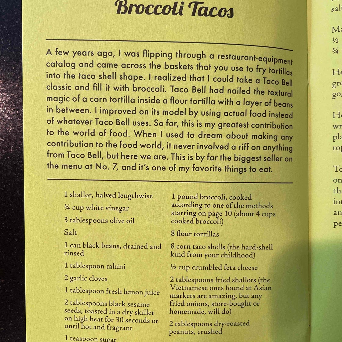Broccoli Tacos