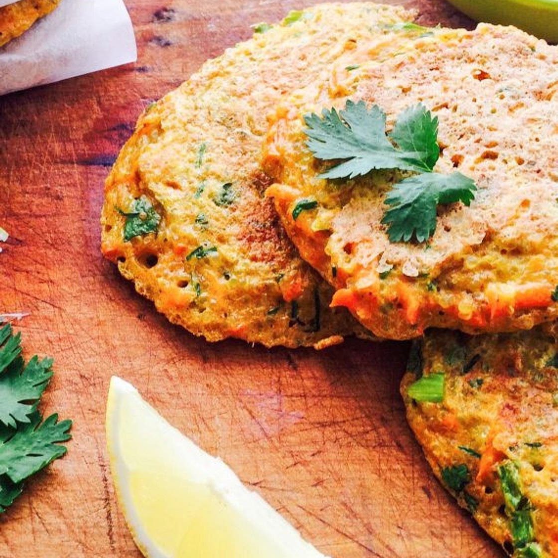 Curry Quinoa Fritters