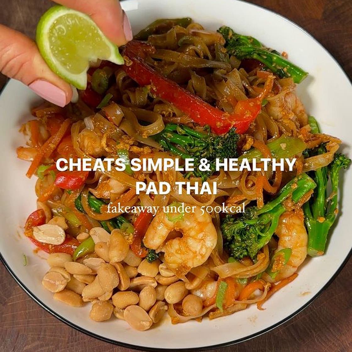 Simple and healthy pad thai