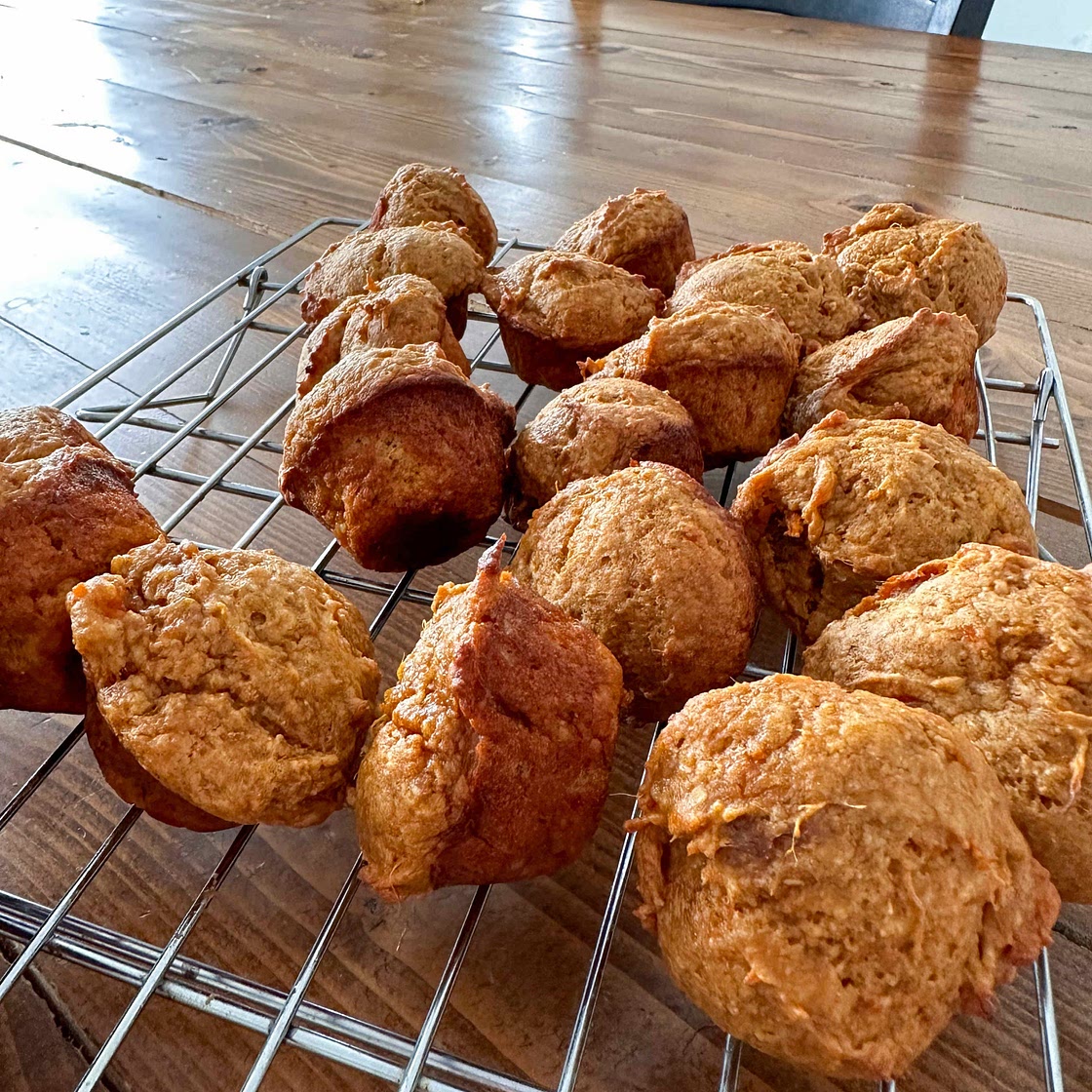 Sweet potato spice muffins
