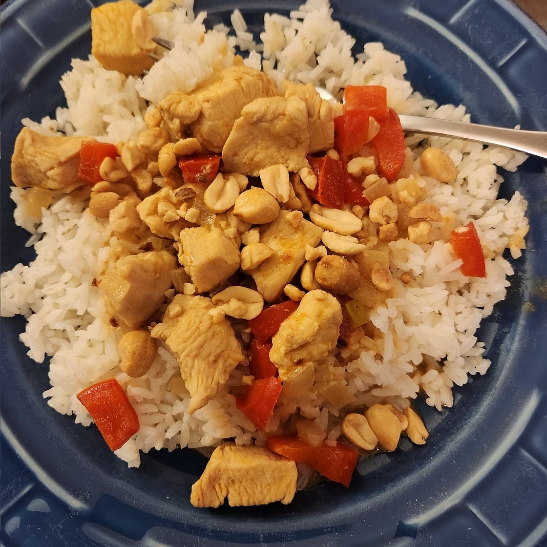 12 Minute Thai Chicken Peanut Noodles
