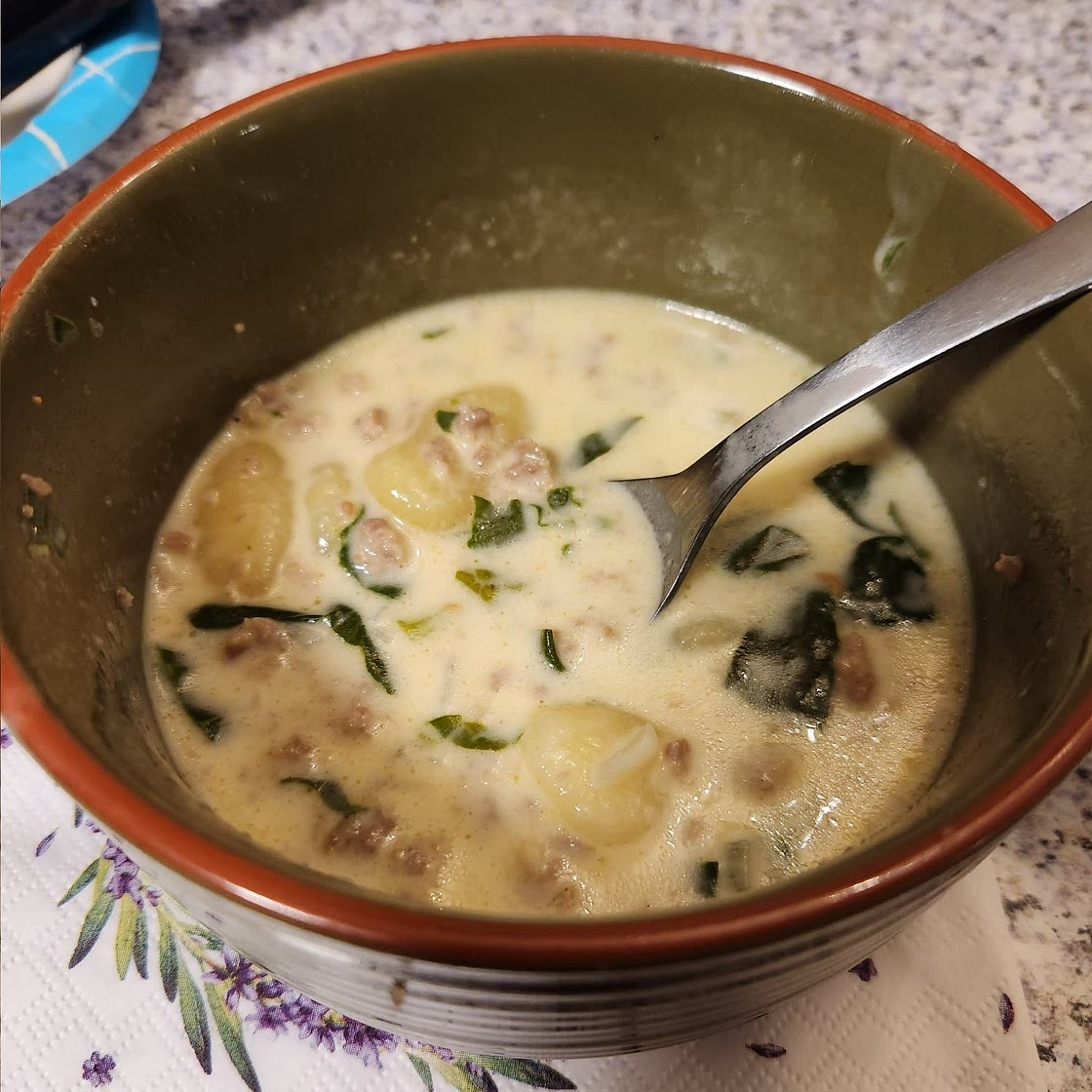 Sausage and Gnocchi Soup