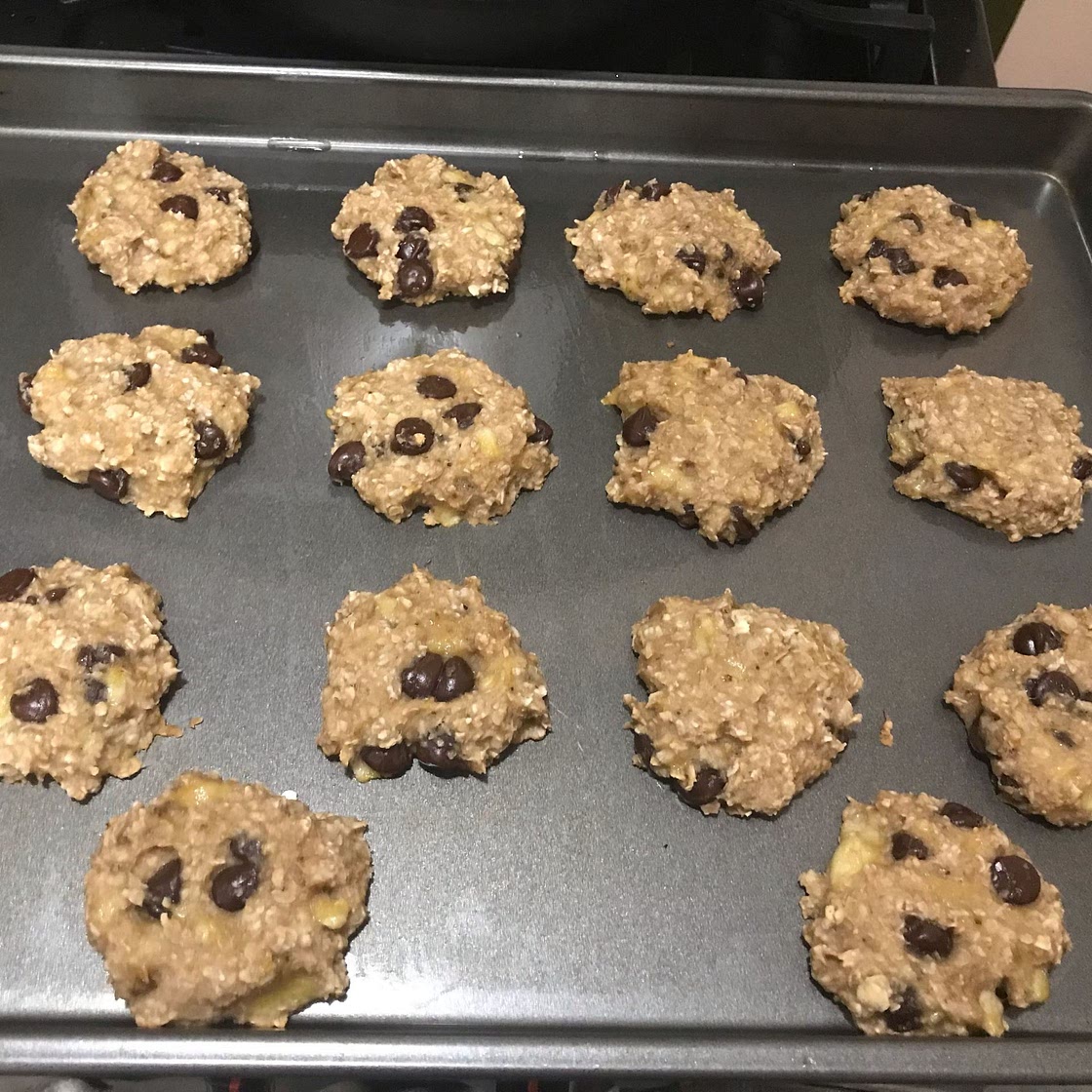 3 Ingredient Banana Oatmeal Cookies