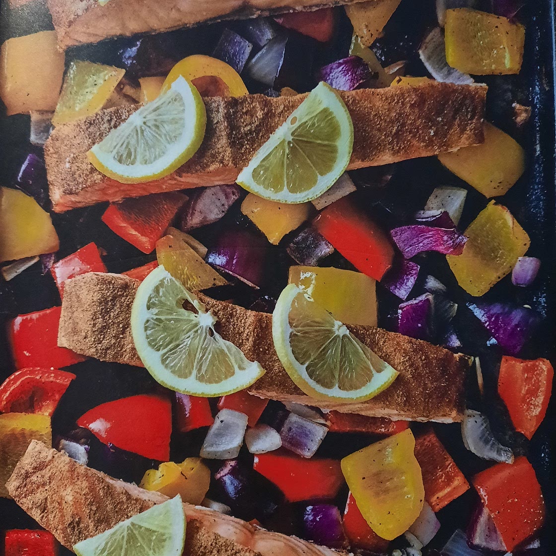 Moroccan spiced salmon