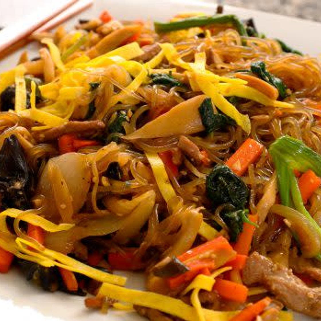 Low FODMAP Easy Japchae
