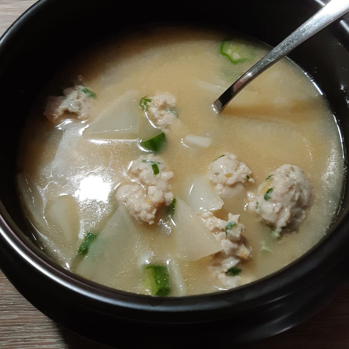 Meatball Miso Soup